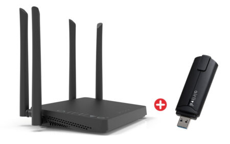 Bundle AIRLIVE mesh router W6184QAX & δώρο WiFi USB αντάπτορας USB-18AX