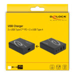 DELOCK USB σταθμός φόρτισης 41440 112W