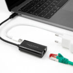 DELOCK αντάπτορας USB-C σε RJ45 & USB-C 61026
