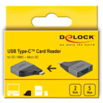 DELOCK αντάπτορας USB 3.2 Gen 1 Type-C σε SD/Micro SD 64117