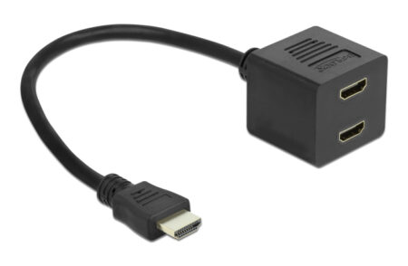 DELOCK splitter HDMI σε 2x HDMI θηλυκό 65226 με Ethernet