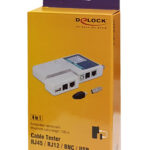DELOCK Tester για RJ45 – RJ12 – BNC – USB καλώδια