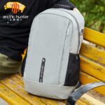ARCTIC HUNTER τσάντα πλάτης B00386-GY με θήκη laptop 15.6