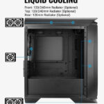 AEROCOOL PC mini tower Aero one ECLIPSE-G-BK-V1