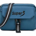 SUPER FIVE τσάντα ώμου K00106-BL