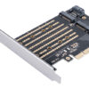 ORICO κάρτα επέκτασης PCI-e x4 σε NVMe M.2 M-key/B-Key PDM2