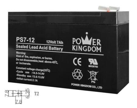 POWER KINGDOM μπαταρία μολύβδου PS7-12