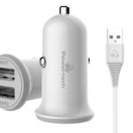 POWERTECH Φορτιστής αυτοκινήτου & καλώδιο Micro USB PT-772