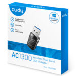 CUDY ασύρματος USB αντάπτορας WU1300S
