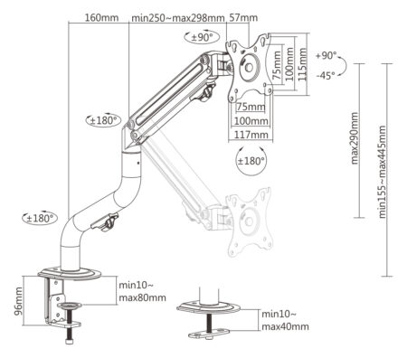 για οθόνη 17"-32"