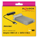DELOCK αντάπτορας USB σε SATA 62742 με θήκη για 2.5" HDD/SSD