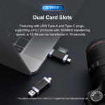 ORICO card reader CD2D-AC2 για SD & Micro SD