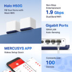 MERCUSYS Mesh Wi-Fi System Halo H50G