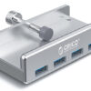 ORICO USB hub MH4PU-SV-BP με κλιπ