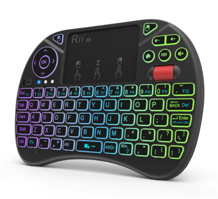 RIITEK ασύρματο πληκτρολόγιο Mini X8 με touchpad