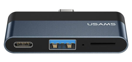 USAMS USB hub US-SJ491 με card reader