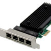 POWERTECH κάρτα επέκτασης PCIe σε 4x RJ45 ST7229