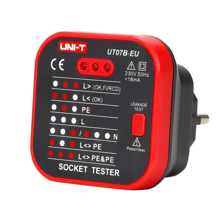 UNI-T tester πρίζας UT07B-EU