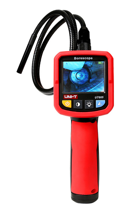 UNI-T ενδοσκοπική κάμερα UT665 με οθόνη απεικόνισης