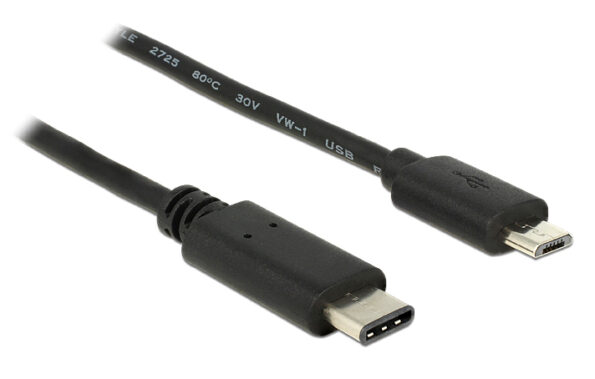 POWERTECH Καλώδιο USB Type-C σε USB Micro CAB-UC011