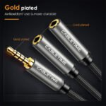 CABLETIME καλώδιο ήχου 3.5mm σε 2x 3.5mm CT-P12G4P