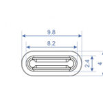 DELOCK κάλυμμα προστασίας για θύρα USB-C 64013 με λαβή