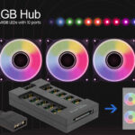 DELOCK RGB hub 64128 για ARGB LEDs