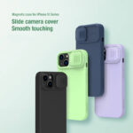NILLKIN θήκη CamShield Silky Magnetic Silicone για iPhone 15 Plus