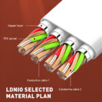 LDNIO καλώδιο USB-C σε USB-C LC131C