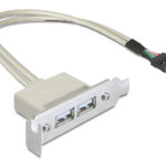 DELOCK κάρτα επέκτασης USB 9 pin σε 2x USB 2.0 83119