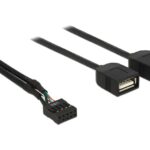 DELOCK καλώδιο USB-A interface σε 2x USB Type-A female 83823