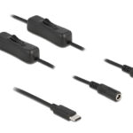 DELOCK καλώδιο USB Type-C σε 2x DC 5.5 x 2.1mm 86800