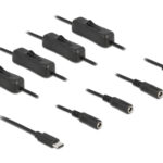 DELOCK καλώδιο USB Type-C σε 4x DC 5.5 x 2.1mm 86802