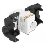 DELOCK keystone module RJ45 σε LSA 180° 87034