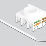 DELOCK keystone module RJ45 σε LSA 180° 87034