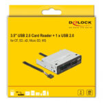 DELOCK USB 9-pin card reader 91708