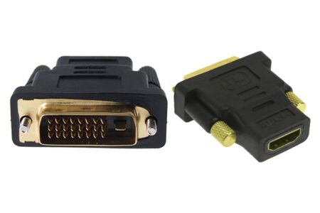 POWERTECH αντάπτορας HDMI θηλυκό σε DVI 24+1 αρσενικό ADA-H003