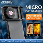 APEXEL φακός μικροσκόπιο APL-MS009 για smartphone κάμερα