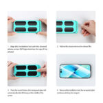 USAMS tempered glass με kit τοποθέτησης