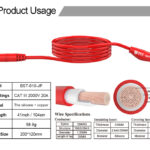 BEST καλώδια πολύμετρου με alligator clips BST-010-JP
