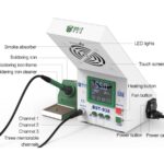 BEST Soldering Station BST-938 με σταθμό απορόφησης καπνού και LED φως