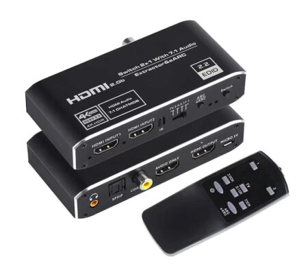 HDMI switch CAB-H150 με τηλεχειριστήριο