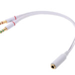 POWERTECH καλώδιο 2x 3.5mm σε 3.5mm θηλυκό CAB-J048