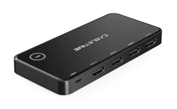 CABLETIME 3 in 1 HDMI 2.0 switch HS4K3 με ασύρματο χειριστήριο