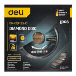 DELI δίσκος κοπής διαμαντέ DH-CQP125-E1