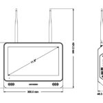 HIKVISION HIWATCH NVR καταγραφικό με οθόνη DS-7604NI-L1/W