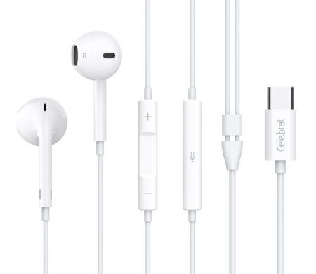 CELEBRAT earphones με μικρόφωνο E500