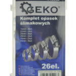 GEKO σετ μεταλλικοί σφιγκτήρες λάστιχων G02812