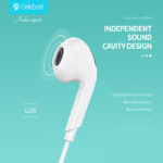 CELEBRAT earphones με μικρόφωνο G20