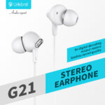 CELEBRAT earphones με μικρόφωνο G21